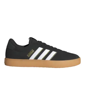 adidas Mens Vl Court 3.0 Lace Up Sneakers Shoes Casual - Black