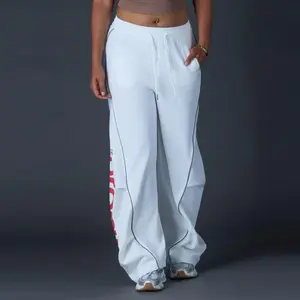 Flooo  Womenswear Pants,Drawstring,Comfort,Slimming Vibes,With Pockets,Street Style,Ready,Flattering & Stretchy,Perfect for Daily Looks,Soft Fabric,Adjustable Waistband,Must-Have Summer Pants,Sports,Trendy,Letters Print