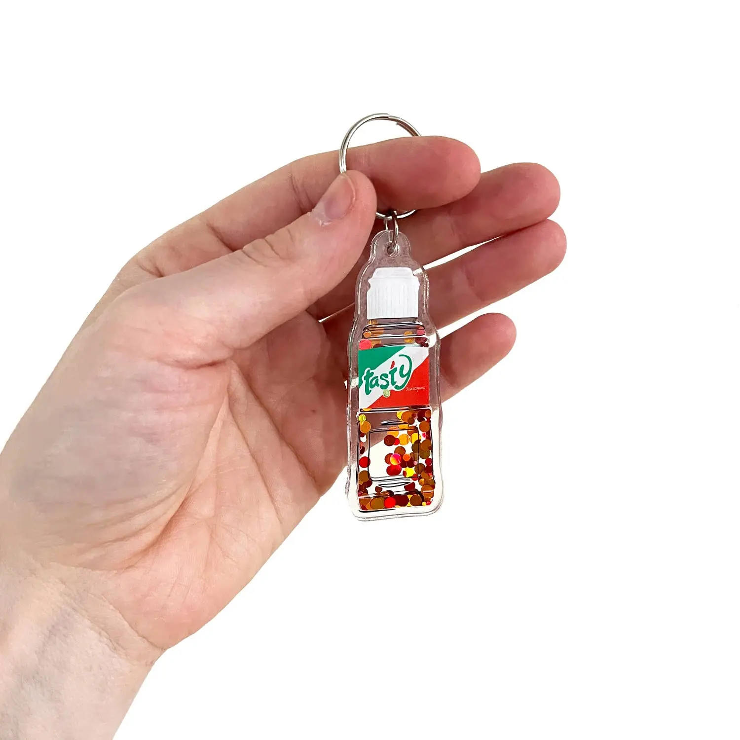 {Drawn Goods} Tajin Seasoning Glitter Keychain