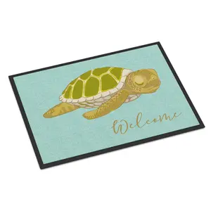 Carolines Treasures  Sea Turtle Welcome Indoor or Outdoor Mat - 18 x 27 in.
