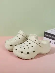 Women's Eva Thick Sole Elevator Slippers, One-Step Height Increase Garden Shoes, Breathable Cushioned Support, Indoor Outdoor Comfort