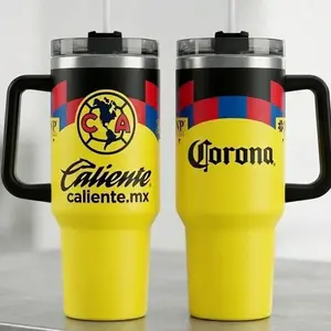 Mexico Soccer Fan Tumbler 40oz 20oz Handle Cup National Team Inspired Travel Mug Football Supporter Drinkware Gift