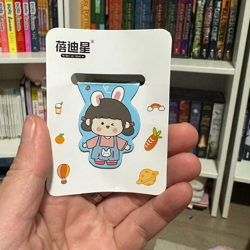 3 pcs Non-slip Magnetic Bookmark for Students Cute Bunny & Baby Designs Must Have for Reading Essential for Students Magnetic Feature Versatile Use