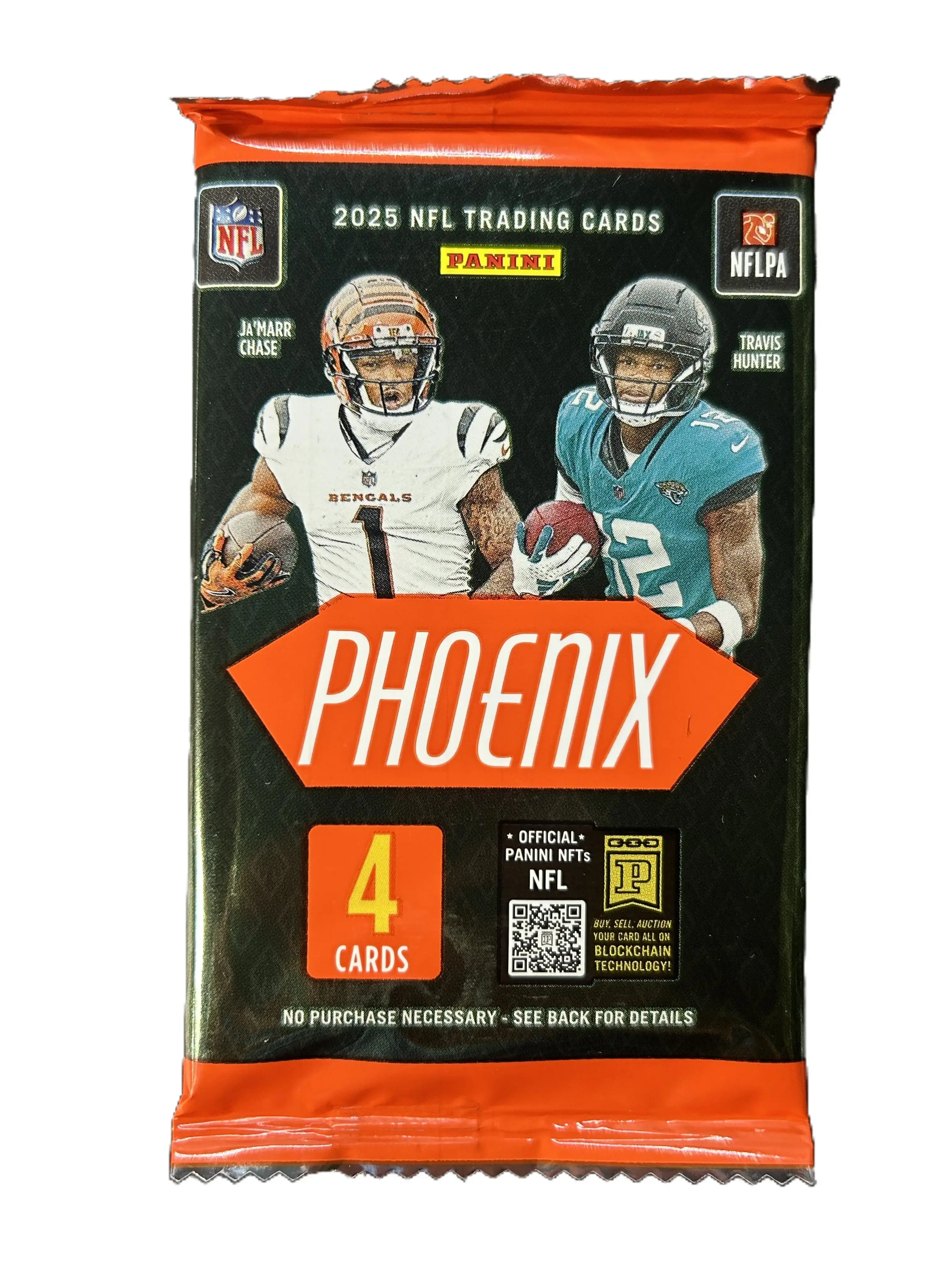 2025 Panini Phoenix Football Loose Blaster Pack - Sports Trading Card Collectible for Card Collecting (1 Count)