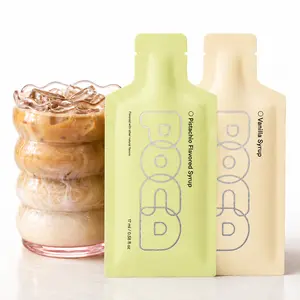 POCA Pistachio + Vanilla Duo Syrup (Bundle) POCA Pistachio & Vanilla Syrup Bundle - Sugar-Free, Low Calorie Sweetener Set for Coffee & Matcha | Plant-Based Squeeze Bottles