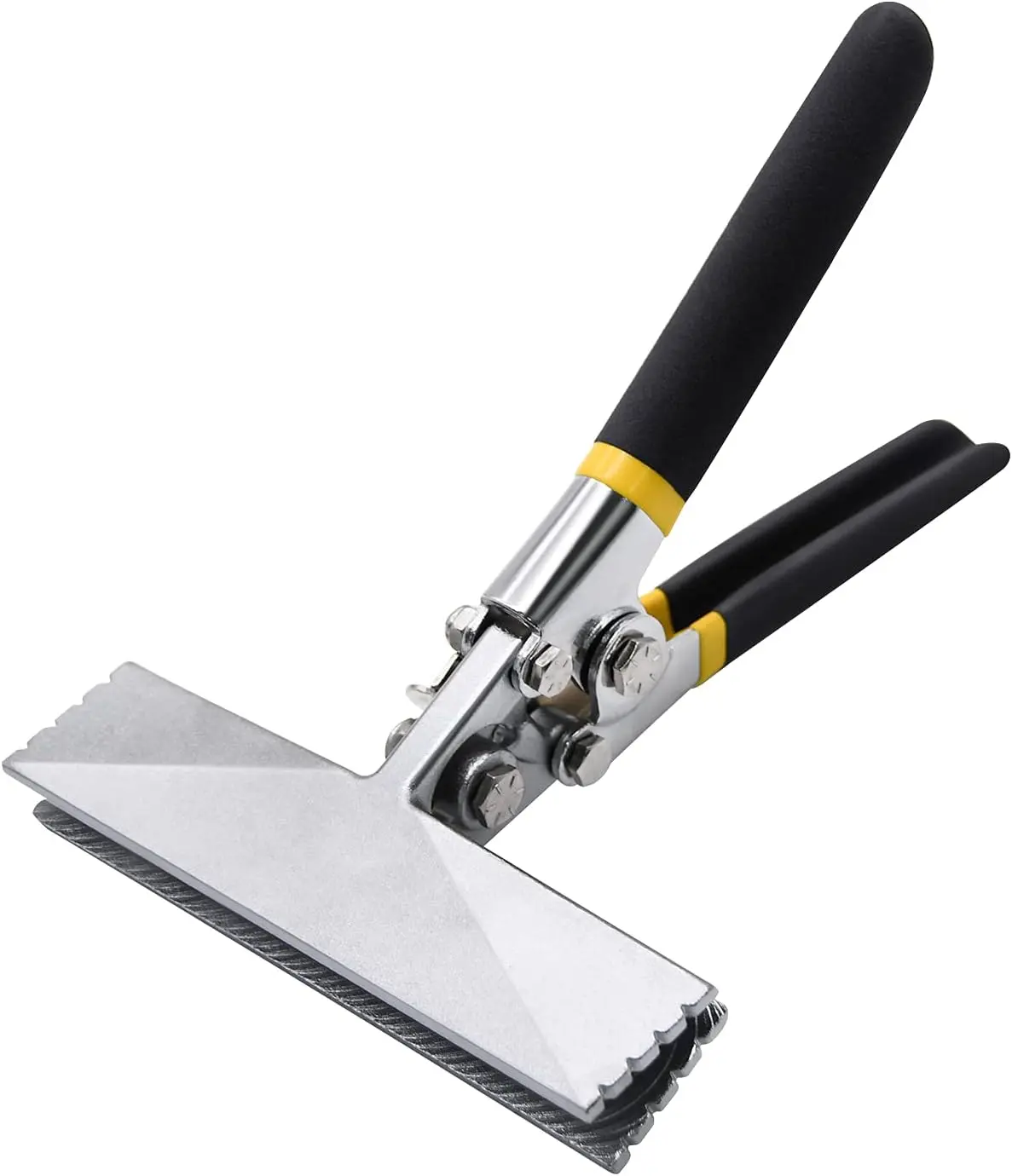 GJANSH Hand Seamer, 6in Straight Jaw Sheet Metal Bender Tools, Sheet Metal Seamer Form Edge Seamer Seaming Plier with Ergonomic Handle, for Bending and Flattening Sheet Metal Hand Tool summerwins