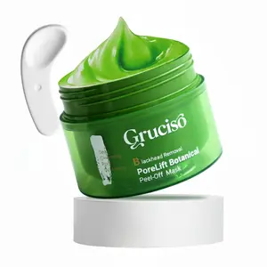 Say Goodbye to Blackheads! Gruciso Botanical Peel-Off Mask removes 95% instantly — deep clean, tight pores, oil control Gentle Smooth Tightening