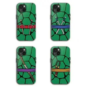 Stylish Teenage Mutant Ninja Turtles themed rugged phone case, compatible with iPhone 17/16/15/14/13/12/11 Pro Max/Plus