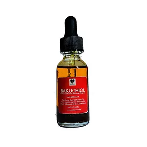 BAKUCHIOL Plant Based Retinol Alternative Oil Serum 5% Bakuchiol Buriti Rosehip Oil & Vitamin E Gentle Lightweight Formula for All Skin Types