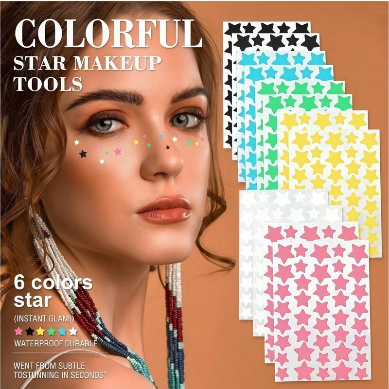 Star Shaped Hydrocolloid Pimple Patches, 1400pcs/set Mixed Color Acne Cover Patches, Skin Care Products for All Skin Types Super Patch
