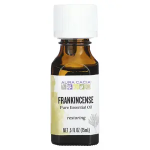 Aura Cacia Pure Essential Oil, Frankincense, 0.5 fl oz (15 ml)
