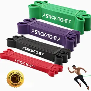 Stick-To-It Dynamic Resistance Bands for Enhanced Workouts & Flexibility - Premium Pull-Up Assistance & Fitness Set to Unlock Your Fitness Potential