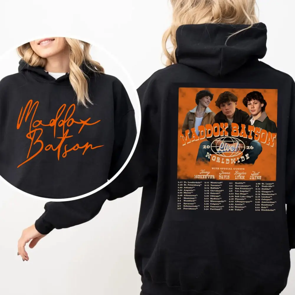 Madd0xx Bats0n Live World Tour 2026 Hoodie TShirt Sweatshirt, Fan Gift