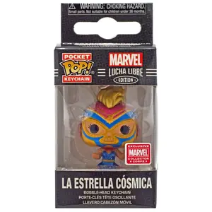 Funko Pocket POP! Keychain Marvel Luchadores La Estrella Cosmica Exclusive