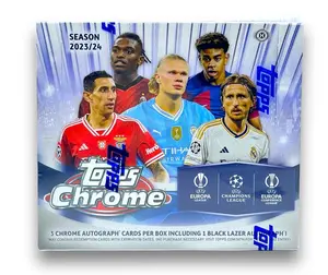 2023-24 Topps Chrome Soccer UEFA Club Competition Jumbo Hobby Trading Cards LV