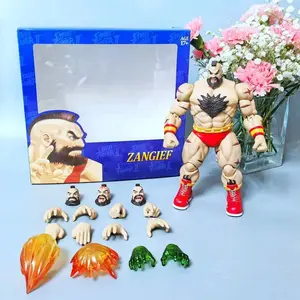 Street Fighter Zangief Articulated Action Figure Collectible Model Toys 22cm