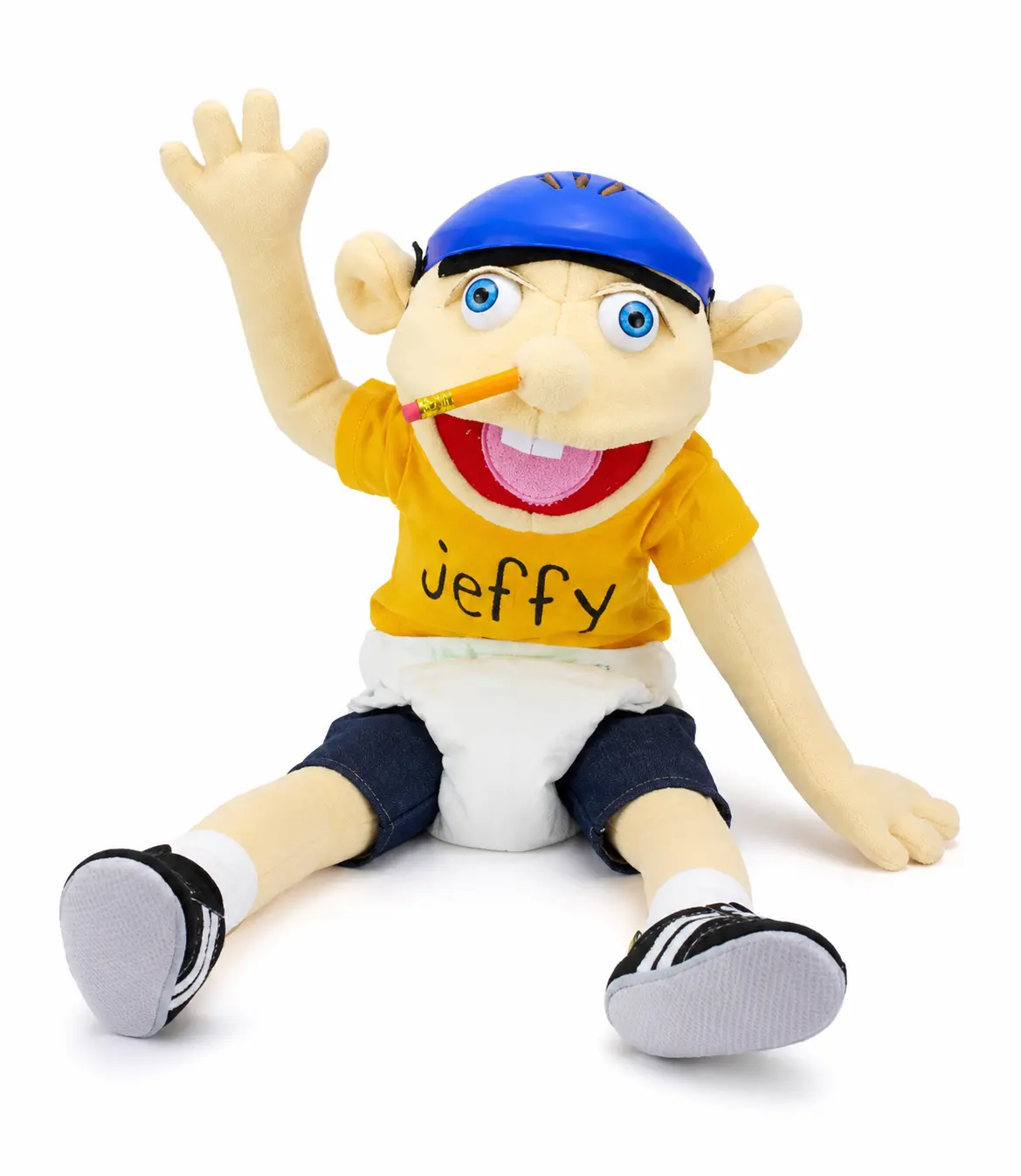 New Puppet Cheap Sml Jeffy Hand Puppet Plush Toy 23" Stuffed Doll Kids Gift US