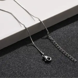 Stackable Silver Chain – Dainty Hypoallergenic Clavicle Necklace for Women Lightweight Everyday Wear #summervibes