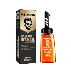 Men's Hair Wax Comb Vintage Oil Head Big Backcomb Styling Gel Moisturizing Long-Lasting Combing Set, Perfect for Shaping and Holding