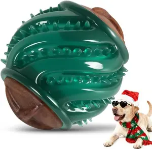 Apasiri Beef Flavor Dog Chew Toys & Treats: Long-Lasting Interactive Dental Ball for Small, Medium & Large Breeds, Tough, Healthy, and Engaging Toy for Dogs