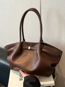 Retro mini metal lock handbag, textured lychee pattern versatile small bag, fashionable and exquisite fashion daily commuter crossbody bag, suitable for office workers, shopping, afternoon tea, etc.