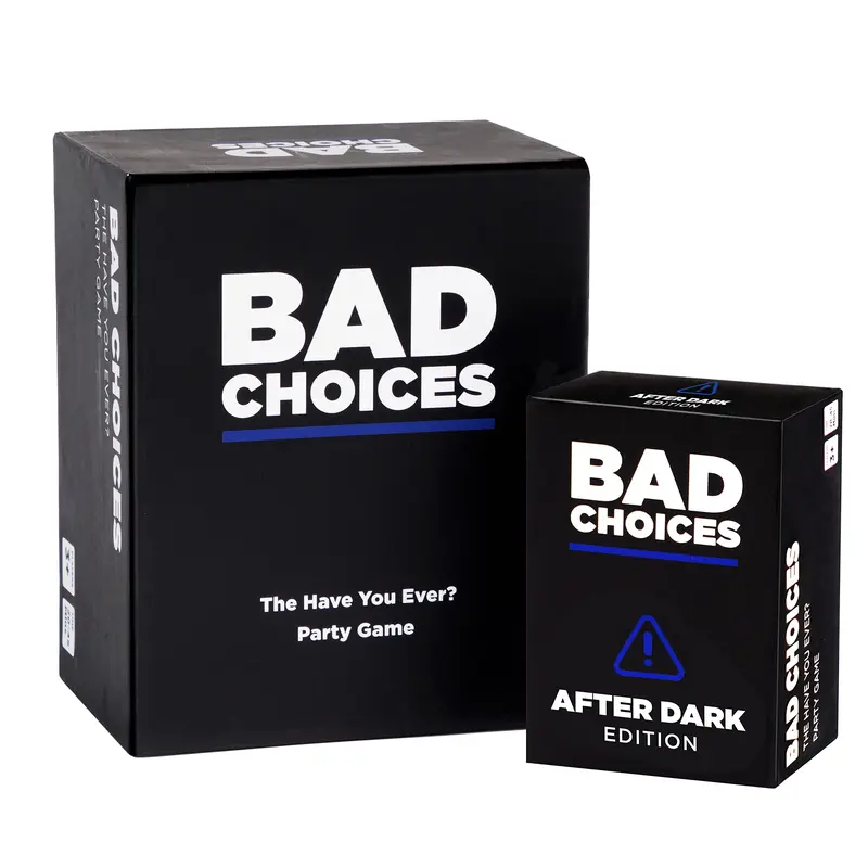 BAD CHOICES Party Game + After Dark Set – Hilarious Adult Card Game for Friends & Game Night | Funny Conversation & Icebreaker Board Game for Parties, Pregames, Social Gatherings & Fun Gift Ideas