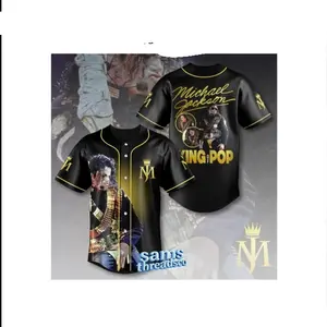 Michael Jackson King Of Pop Baseabll Jersey