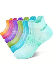 Women's Low-Cut Pressure Socks, Thickened Heel & Ankle Cushion Design, Ideal for Running Hiking Jogging, Compression Fit