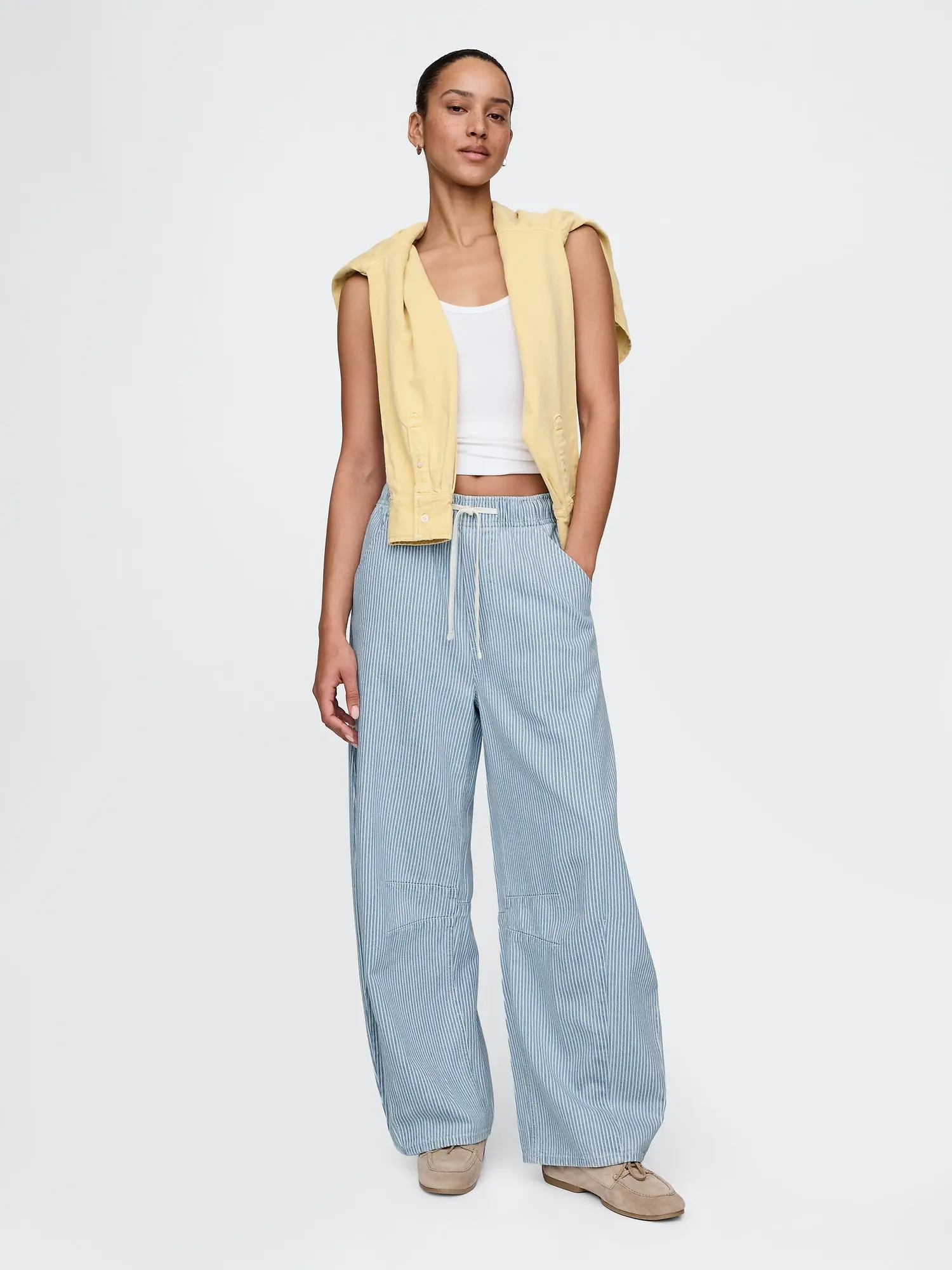 Blue Railroad Stripe