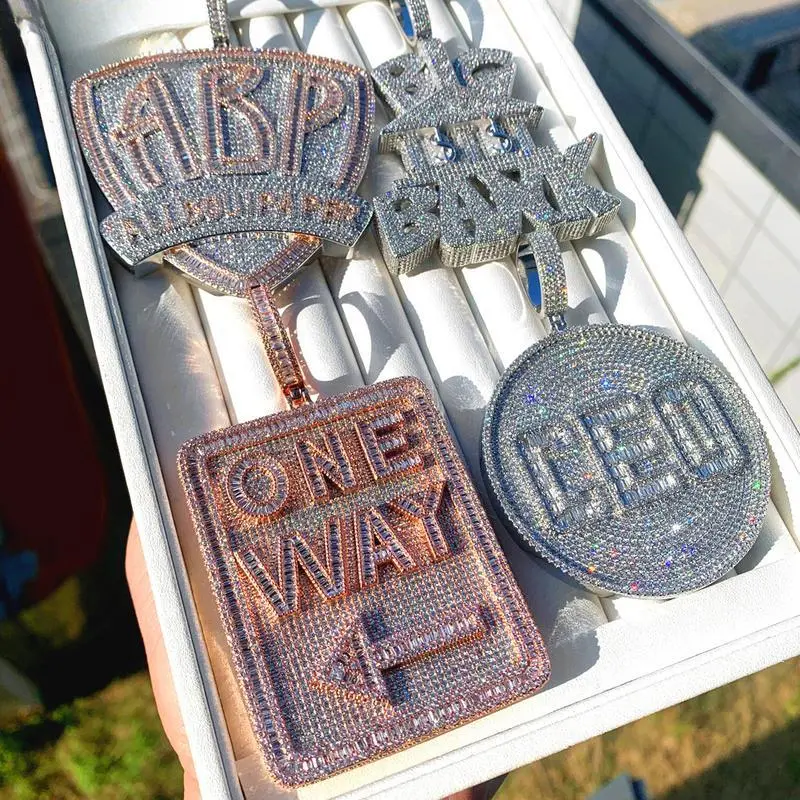 Full Diamond Hip-Hop English Letter Pendant Exaggerated Personality Men's Necklace Hip-Hop Rap Trendy Accessory Full Diamond Hip-Hop English Letter Pendant Exaggerated Personality Men's Necklace Hip-Hop Rap Trendy Accessory