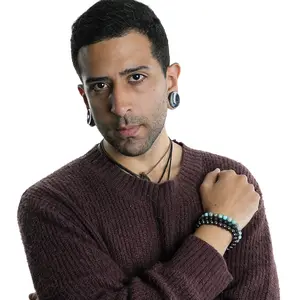 3pcs Protection Crystal Bracelet Set Hematite Lava Stone for Adults Elegant Durable Jewelry Gift Ideal for Versatile Occasions