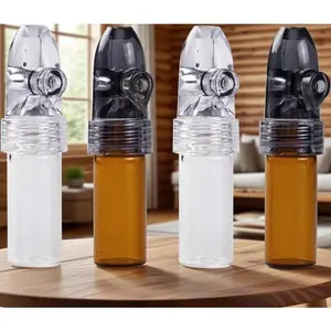 Leak-proof Decorative Bottle Set (4 Pack) - Portable Glass Containers for Home & Travel - Elegant Design with Secure Lid - Reusable & Durable for Beverages or Decor - Compact & Stylish Storage Solution Floral Hand Kitchen Minimalist Switch Vase bee charm