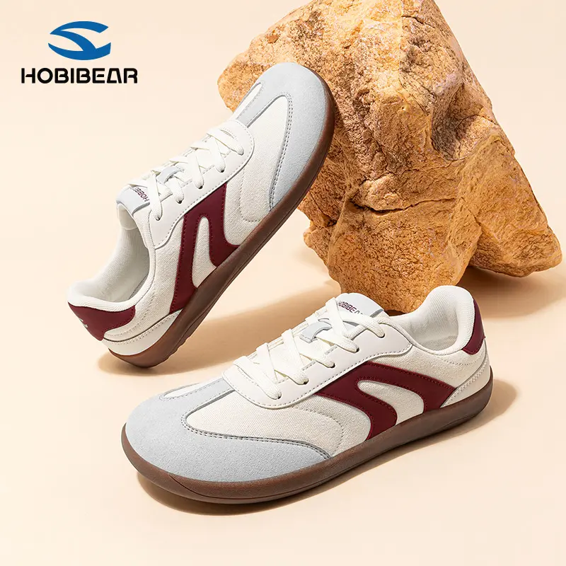 HOBIBEAR men's shoes wide-headed shoes spring and autumn lightweight soft-soled casual shoes, spacious and non-squeezing sneakers Athletic Closed