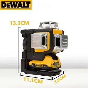 DEWALT 2025 DW089LG Degree Vertical 12V Lithium Battery 12 Lines Laser 360 Level Horizontal Green Meter Outdoor Tool Nivel Laser