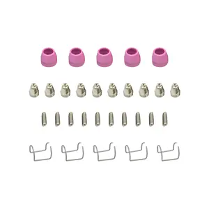 S SIMDER AG60 Plasma Cutter Consumables Cutting Torch for SIMDER CUT-50PRO Pliot ARC Cutter Tip Nozzles 30 pcs Suitable for AG60 WSD60 Plasma Cutting Torch Accessories