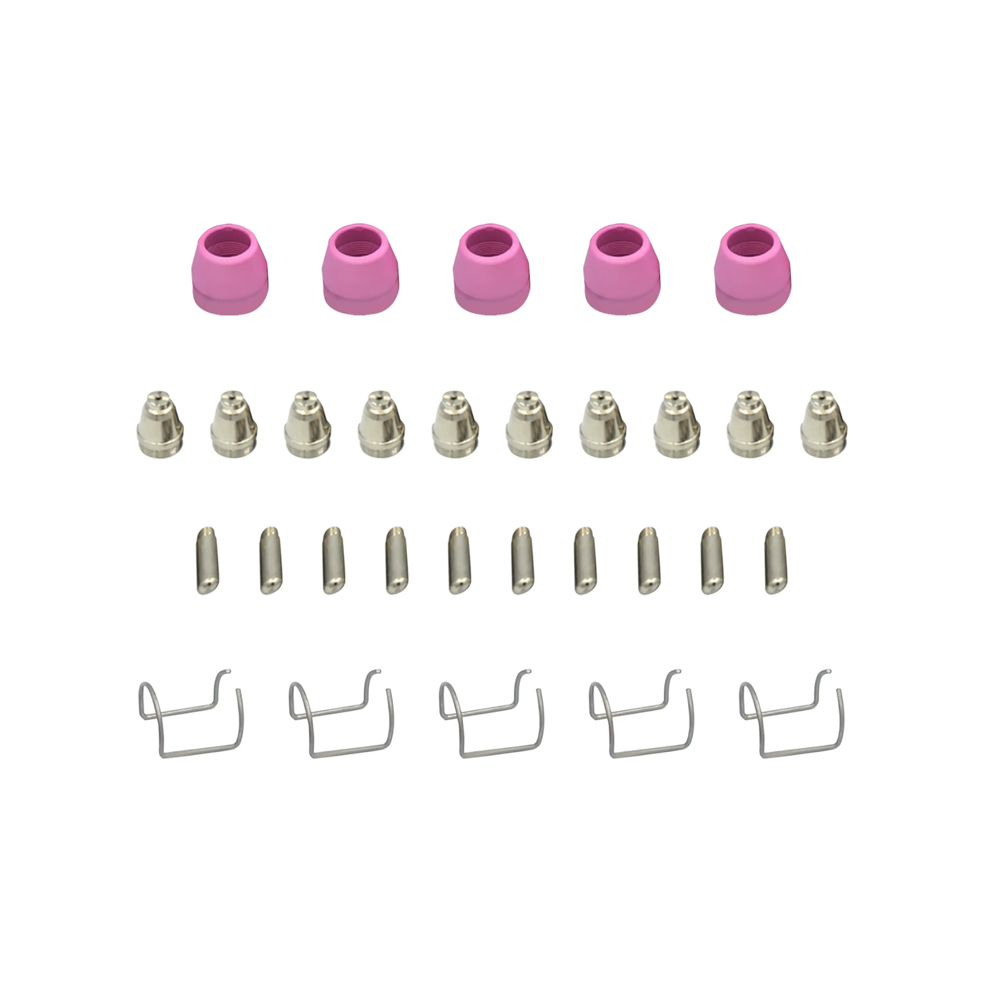 S SIMDER AG60 Plasma Cutter Consumables Cutting Torch for SIMDER CUT-50PRO Pliot ARC Cutter Tip Nozzles 30 pcs Suitable for AG60 WSD60 Plasma Cutting Torch Accessories