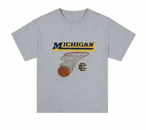 Michigan EE Retro Athletic Graphic T-Shirt, Vintage Basketball Fan Tee, College Inspired Streetwear, Gildan 5000 Heavy Cotton