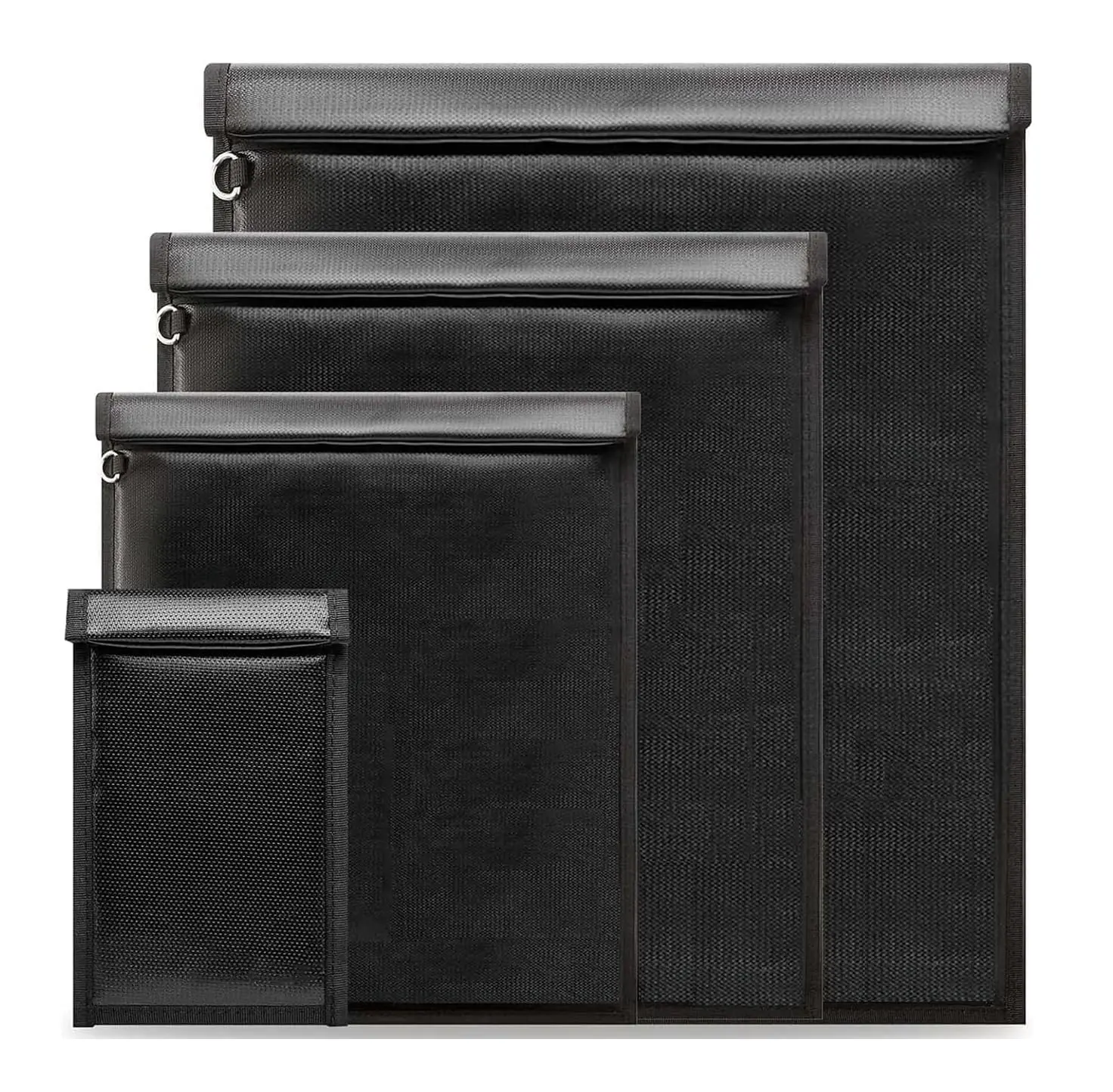 Faraday Bags, Waterproof Fireproof Money Bag for Cash & Documents (Black)