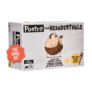 Poetry for Neanderthals Card Game - Fun Family Game for Adults, Teens & Kids