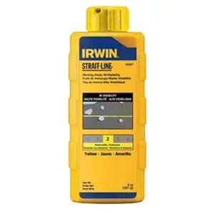 Irwin Strait-Line  8-Oz. Flourescent Lime Chalk