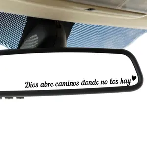 Dios abre caminos donde no los hay Motivational Car Sticker for Vehicle Decoration Simple Daily Reminder