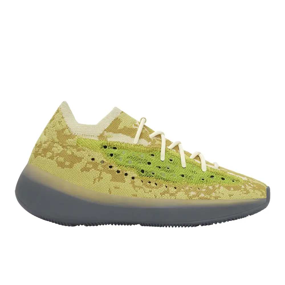 adidas Mens Yeezy Boost 380 Lace Up Sneakers Shoes Casual - Yellow