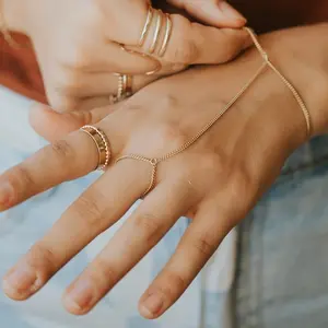 Demi Hand Chain By Hello Adorn Any Occassion Hand Jewelry - Women's Fashion Accessory