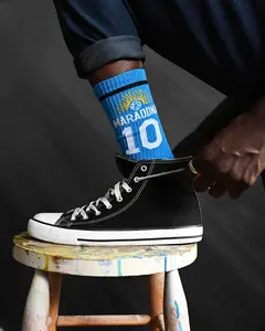 Maradona #10 Blue Socks