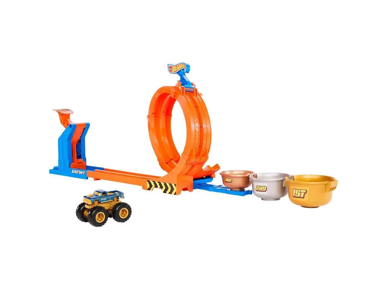 Mattel Hot Wheels Monster Trucks Loop and Flip Trophy Challenge Playset Mattel Hot Wheels Monster Trucks Loop and Flip Trophy Challenge Playset