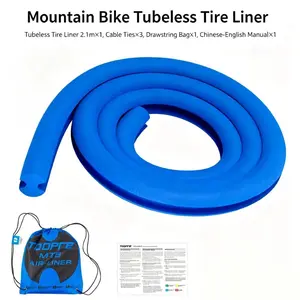 Toopre Mountain Bike Vacuum Tire Liner, 26 27.5 Inch Bicycle Vacuum Rim Explosion Proof Outer Tire Protector Pad, Durable Cycling Accessory, Bike Accessories