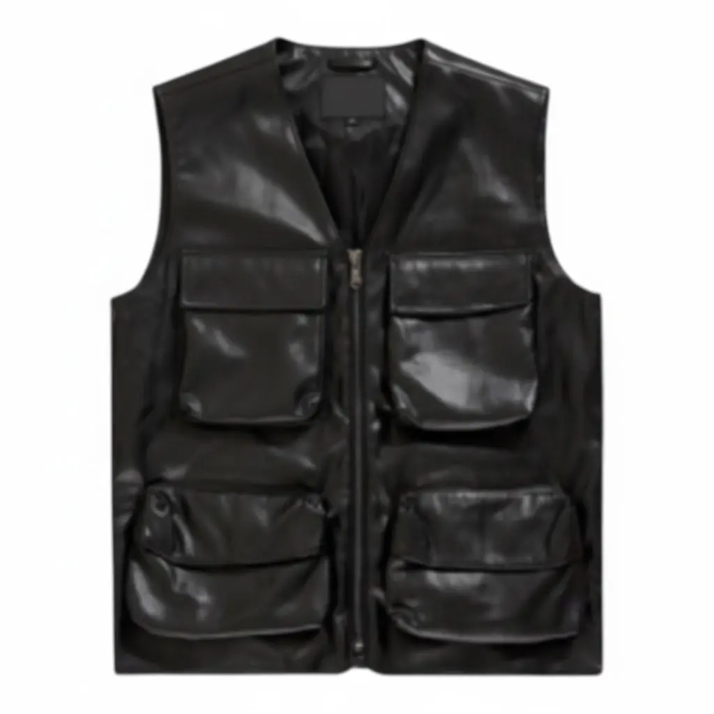 JORDAN CRAIG: PU Cargo Vest 4428