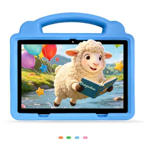 Kids Tablet 10.1 Inch Android, Toddler Learning Tablet with Parent Control, Shockproof Case, Eye Protection IPS Screen, 5G WiFi + Dual Camera, Educational Gift for Boys Girls  Christmas Birthday