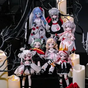 Nyssa Strange Nightmare Series BJD Doll Blind Box, 1/12 Cute Ball Jointed Doll Mystery 7 Inches Collectable Action Figure Birthday Christmas Gifts for Girls