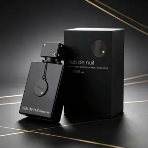 Armaf Club De Nuit Intense Man Eau de Toilette, Bold Woody Amber Citrus Musk Cologne, Patchouli Vanilla Aromatic Perfume